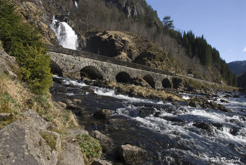 Latefossen, Odda, Norwegen