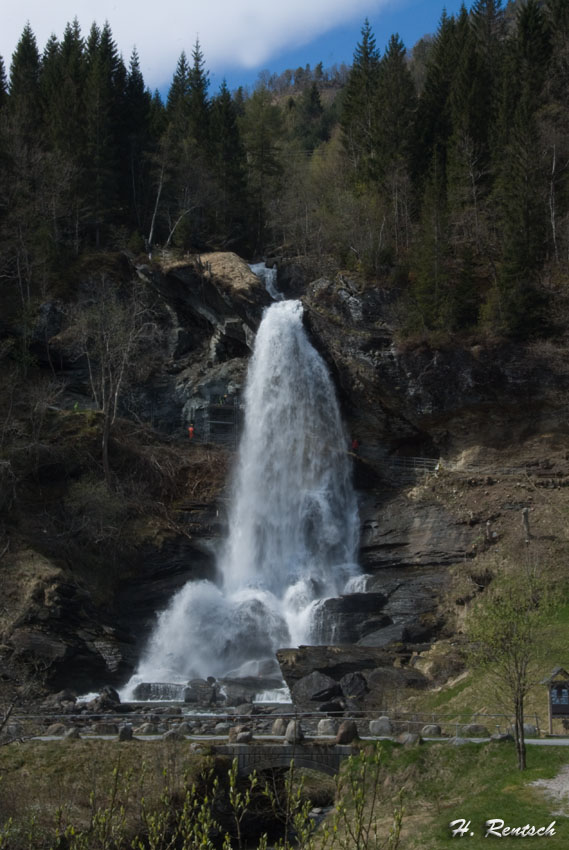 Wasserfall Steinsdalsvegen Kvam