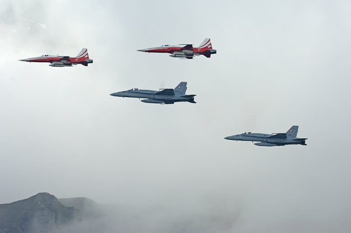 Fliegerdemonstration Axalp 2007 Swiss Air Force