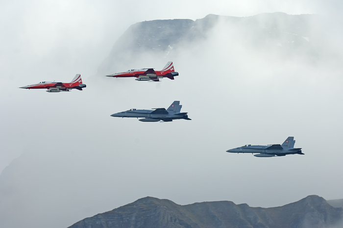 Fliegerdemonstration Axalp 2007 Swiss Air Force