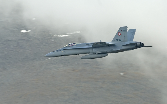 Fliegerdemonstration Axalp 2007 Swiss Air Force