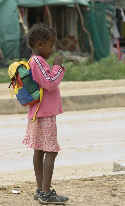 Mädchen in Namibia