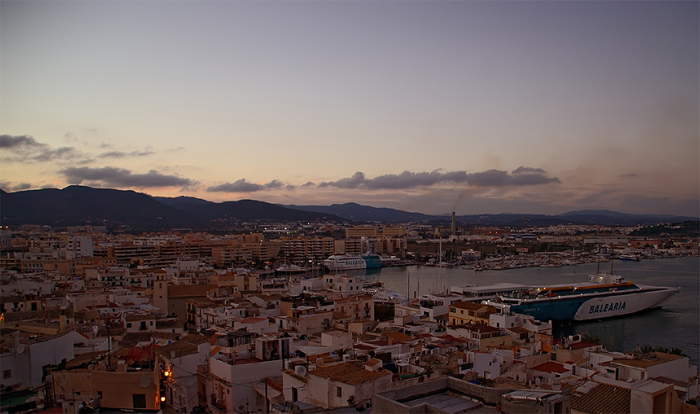 Ibiza in Abendstimmung