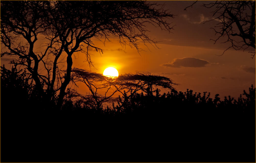 Sonnenuntergang Kenia