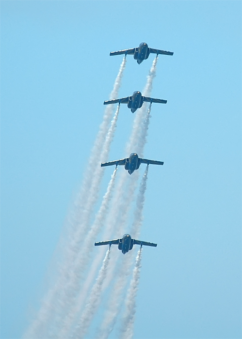 Team 60 mit Jet-Schulflugzeug Saab 105 SK 60