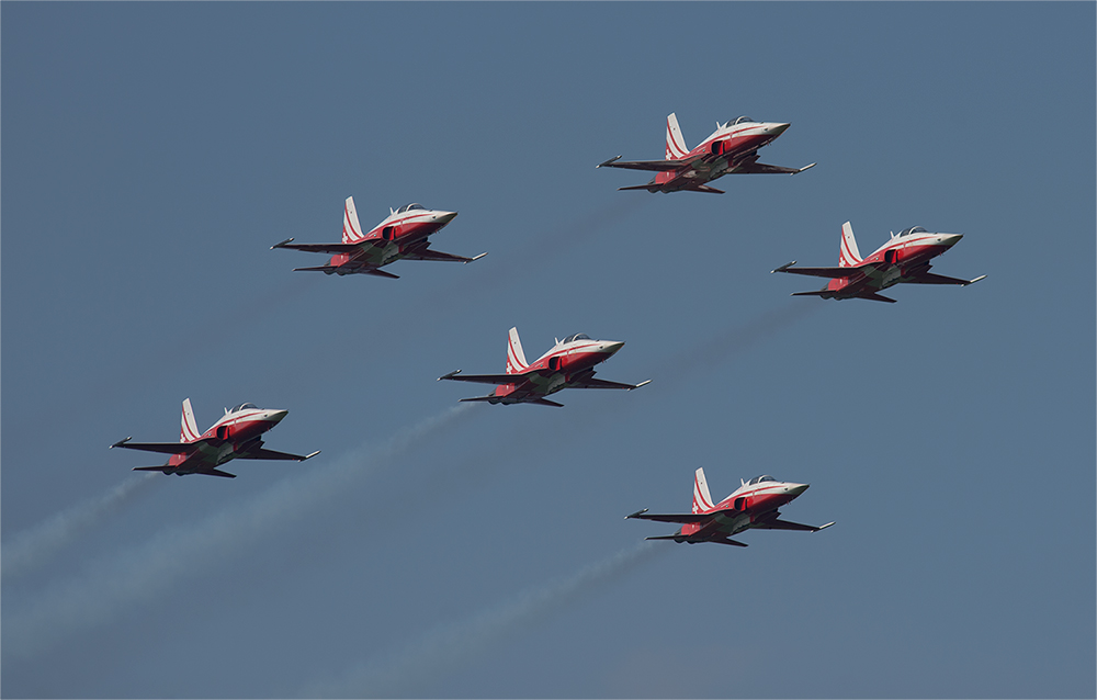 Patrouille Suisse / Flugschau Dittingen 2013