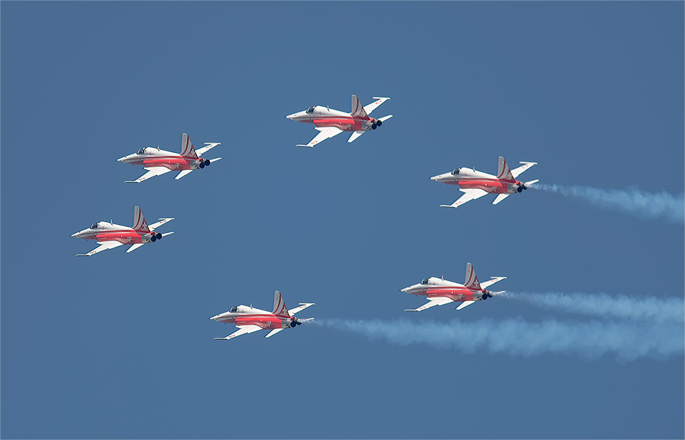 Patrouille Suisse / Flugschau Dittingen 2013