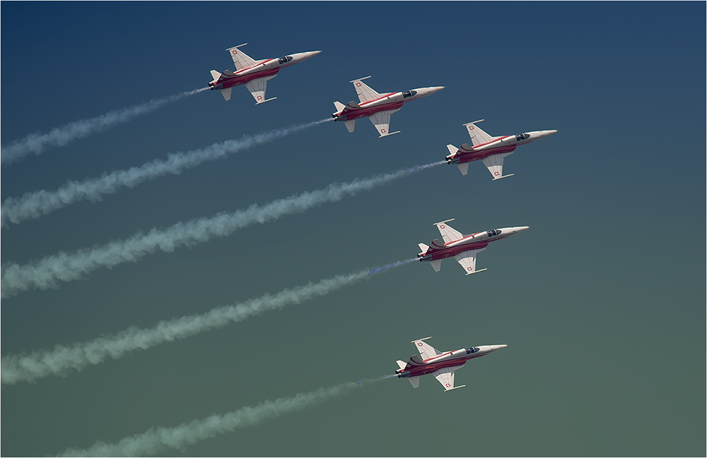 Patrouille Suisse / Flugschau Dittingen 2013