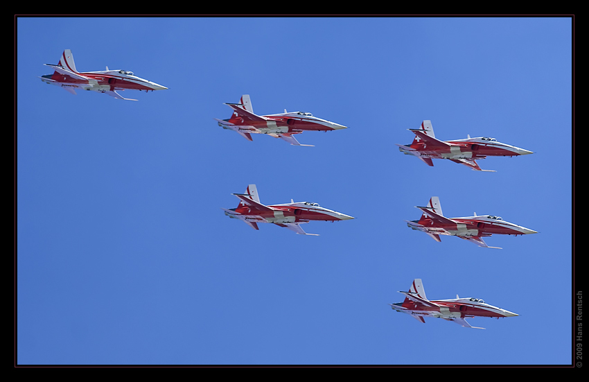 Fliegerdemonstration Axalp-Ebenfluh 2009