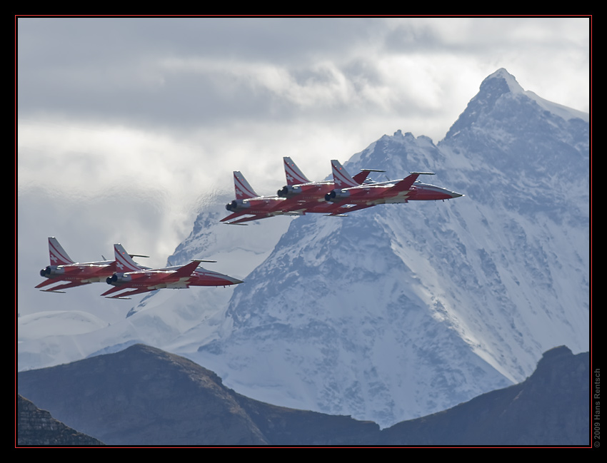 Fliegerdemonstration Axalp-Ebenfluh 2009