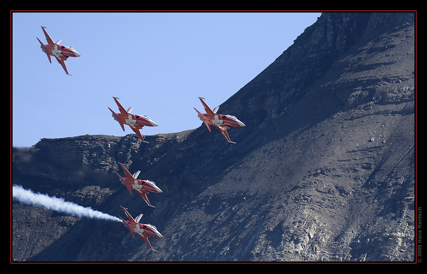 Fliegerdemonstration Axalp-Ebenfluh 2009