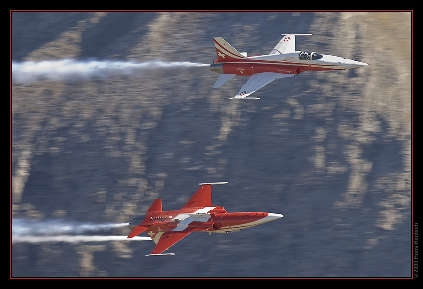 Fliegerdemonstration Axalp-Ebenfluh 2009