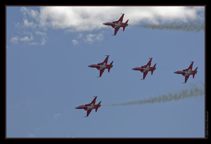 Fliegerdemonstration Axalp-Ebenfluh 2009