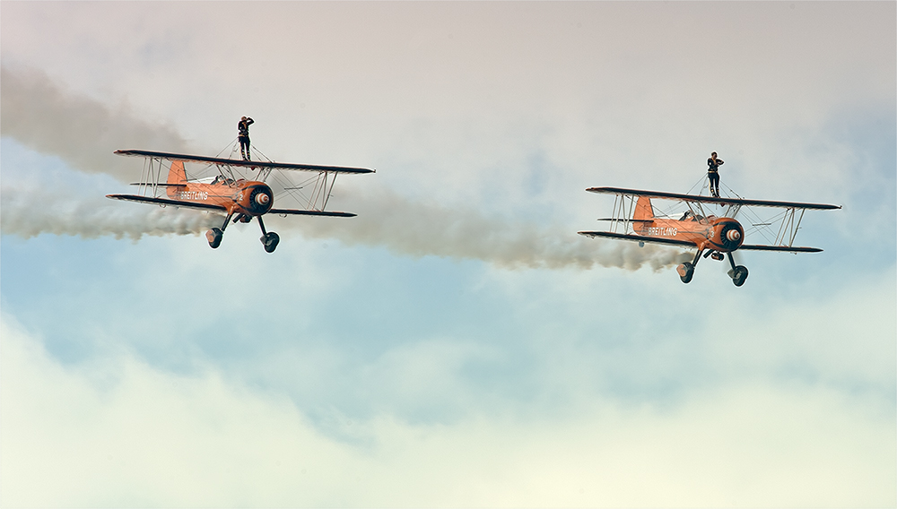 Dittinger Flugtage 2013 / Breitling Wingwalkers