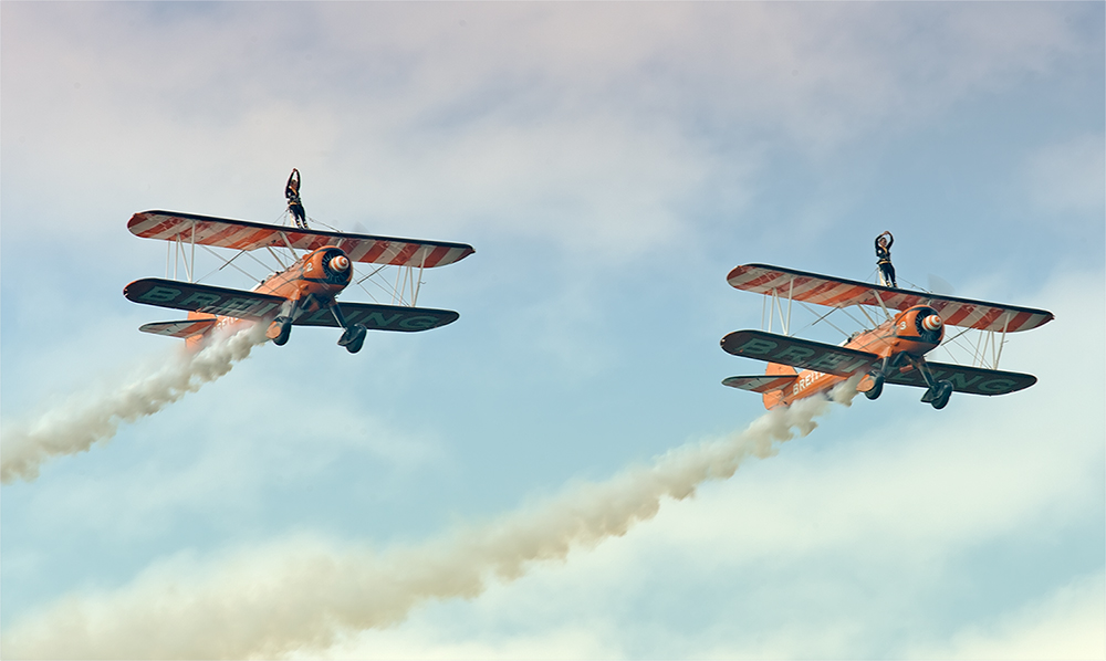 Dittinger Flugtage 2013 / Breitling Wingwalkers