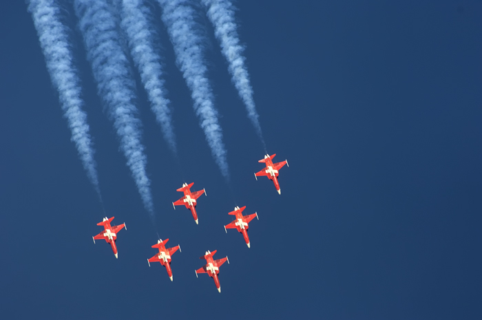 Patrouille Suisse Dittinger Flugtage 2007