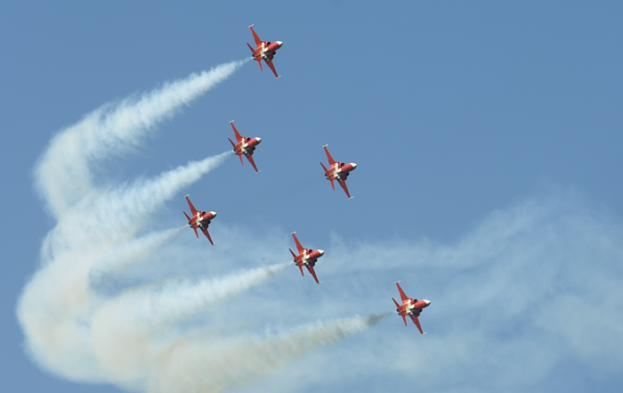 Patrouille Suisse Dittinger Flugtage 2007