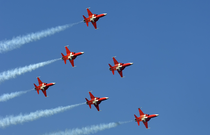 Patrouille Suisse Dittinger Flugtage 2007