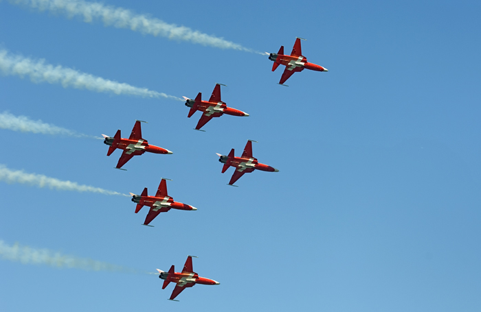 Patrouille Suisse Dittinger Flugtage 2007