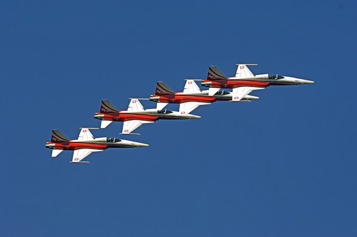 Patrouille Suisse Dittinger Flugtage 2007