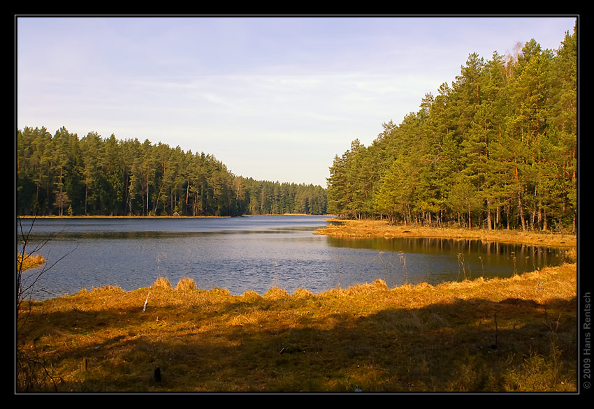 Wigry-Sees in der Morgensonne