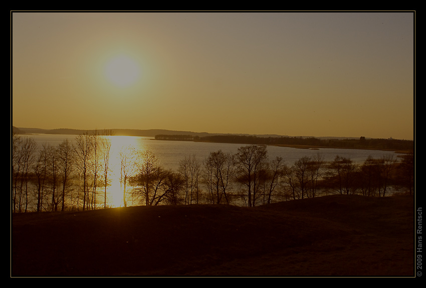 Sonnenuntergang Wigry-Seen