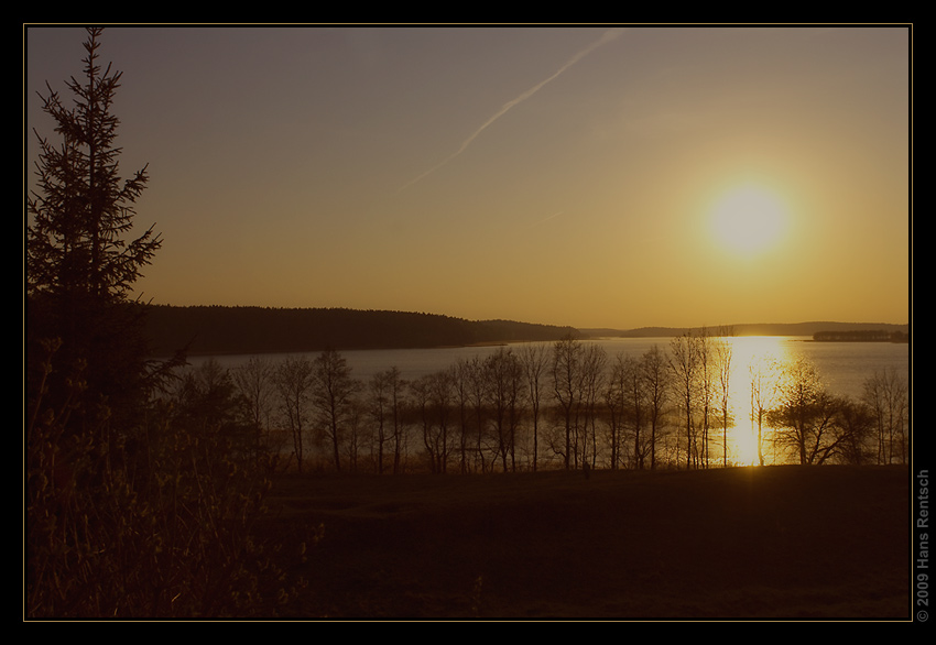 Sonnenuntergang Wigry-Seen