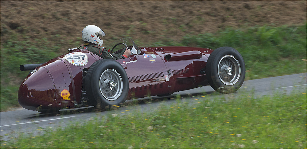 Bergprüfung Altbüron 2013 /Maserati 250 F CM