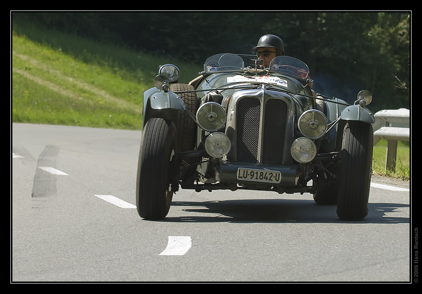 Bergprüfung historischer Sport & Rennwagen in Altbüron 2009