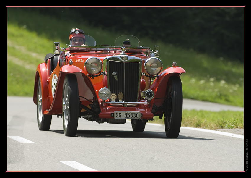 Bergprüfung historischer Sport & Rennwagen in Altbüron 2009