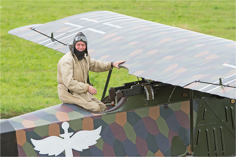 Pilot vom Fokker